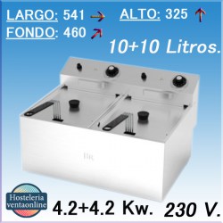 HR FAINCA Freidora Eléctrica FD10L10LS